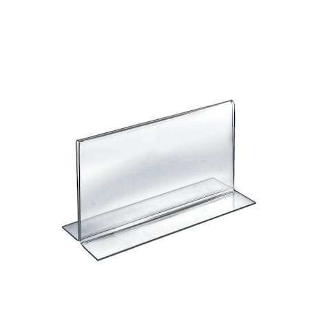 Azar Displays 11"W x 7"H Double-Foot Two Sided Sign Holder, PK10 152717